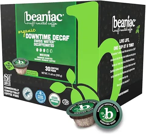 beaniac Organic Downtime Decaf Swiss Water