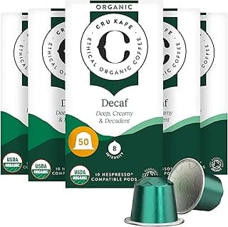 Cru Kafe Decaf USDA Organic Espresso Coffee