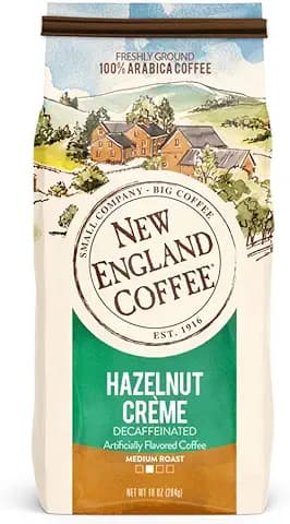New England Coffee Decaf Hazelnut Crème