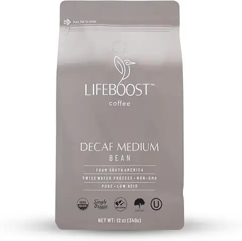 Lifeboost Medium Roast Swiss Water Decaf