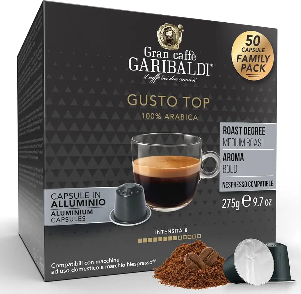 Gran Caffè Garibaldi Gusto Top Espresso Capsules