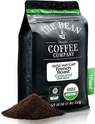 The Bean Organic Coffee Company 50/50 French Roast