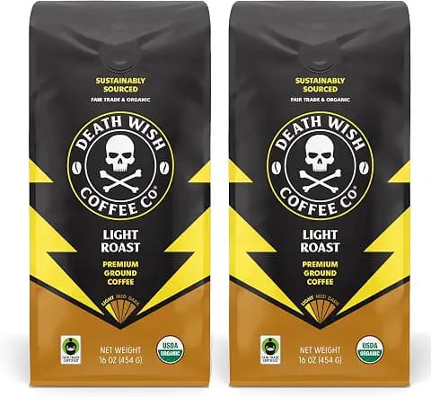 Death Wish Coffee Organic Light Roast