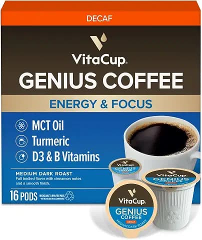 VitaCup Decaf Genius Keto Medium Roast