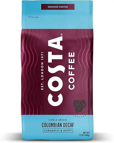 Costa Coffee Ground Decaf Medium Roast