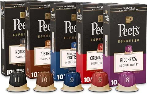 Peet's Coffee Dark and Medium Roast Espresso