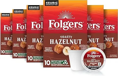 Folgers Toasty Hazelnut Artificially Flavored