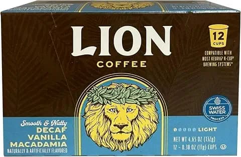 Lion Coffee Swiss Water DECAF Vanilla Macadamia