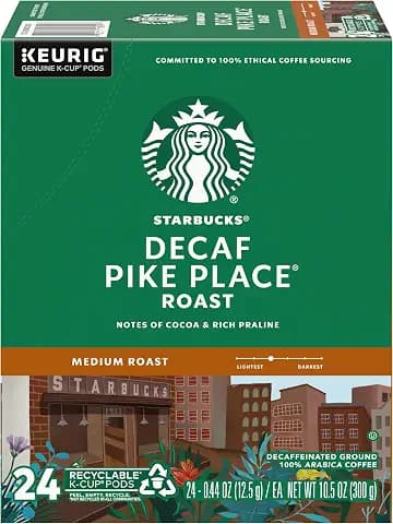 Starbucks Pike Place Decaffeinated Coffee